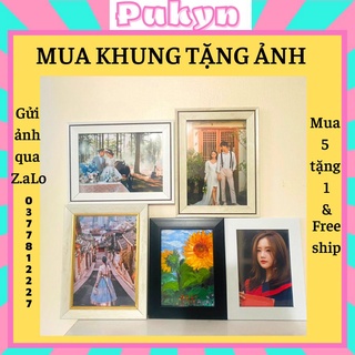 Khung ảnh để bàn 13x18 in ảnh theo yêu cầu giá rẻ 1k đủ size 10x15,15x21 kiểu dáng hàn quốc PUKYN KA02