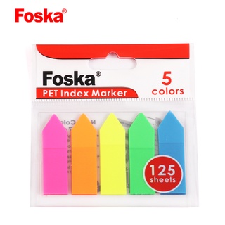 Note (giấy) phân trang 5 mầu mũi tên nhựa Foska G3345-3A