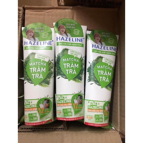 HAZELINE gel rửa mặt 100gr tặng