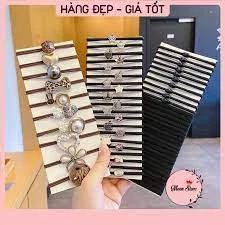 ⭐ SALE ⭐ Set 60 dây buộc tóc, chun buộc tóc Hàn Quốc nhiều mẫu siêu xinh