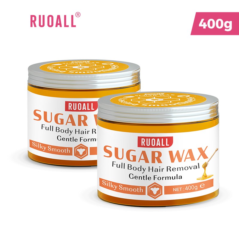 Ảnh RUOALL Wax Lông An Toàn 400g Kèm 10 tờ giấy và 2 que wax 2