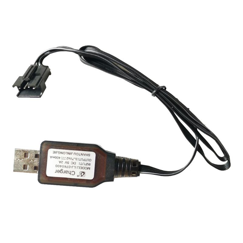★Thêm♣7.4v (3.7v x2) Sạc SM-4P Pin Li-ion Điện RC Đồ Chơi Xe Thuyền Sạc USB