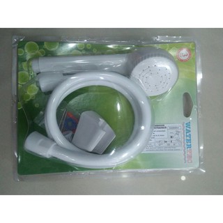 Vòi hoa sen WATERTEC màu trắng WT001V nhựa ABS/PP/POM Malaysia