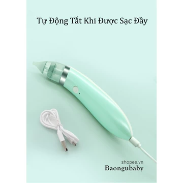 [Hút mũi điện] Máy hút mũi cho bé LITTLE BEES pin điện, dụng cụ vệ sinh mũi tự động cho bé sơ sinh