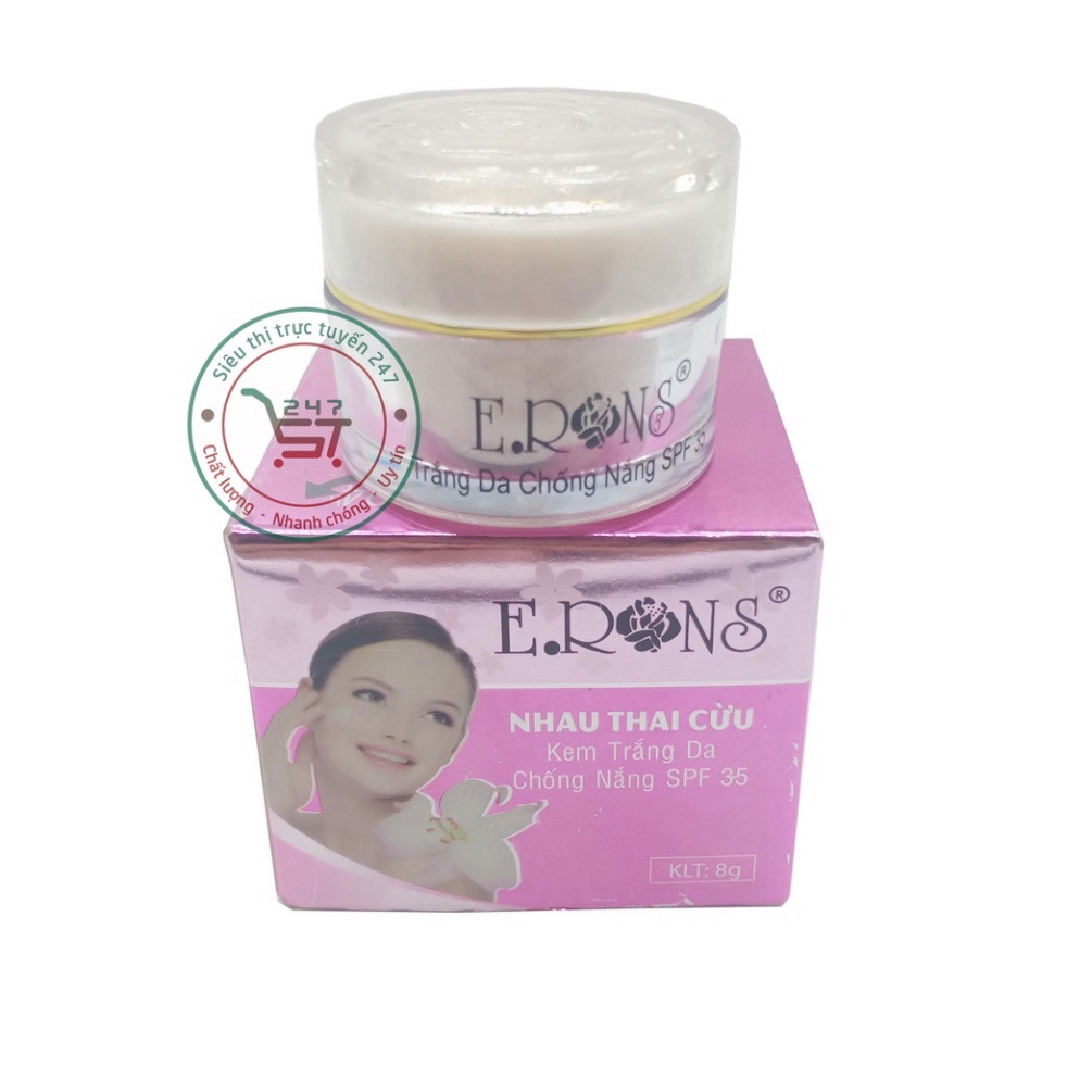 Kem dưỡng Trắng da mặt Chống nắng Giữ ẩm Ngừa lão hóa ERons 6.8g (Hồng)