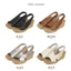 Giày sandal nữ đế xuồng KOSU K-22060 siêu nhẹ chống nước cao 6cm, xăng đan cao gót êm chân Nhật Bản