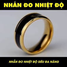 Nhẫn cảm biến nhiệt - Nhẫn thời trang hiển thị nhiệt độ cơ thể
