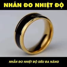 Nhẫn cảm biến nhiệt - Nhẫn thời trang hiển thị nhiệt độ cơ thể