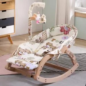 Ghế rung gập đa năng Rocking Chair cho bé yêu