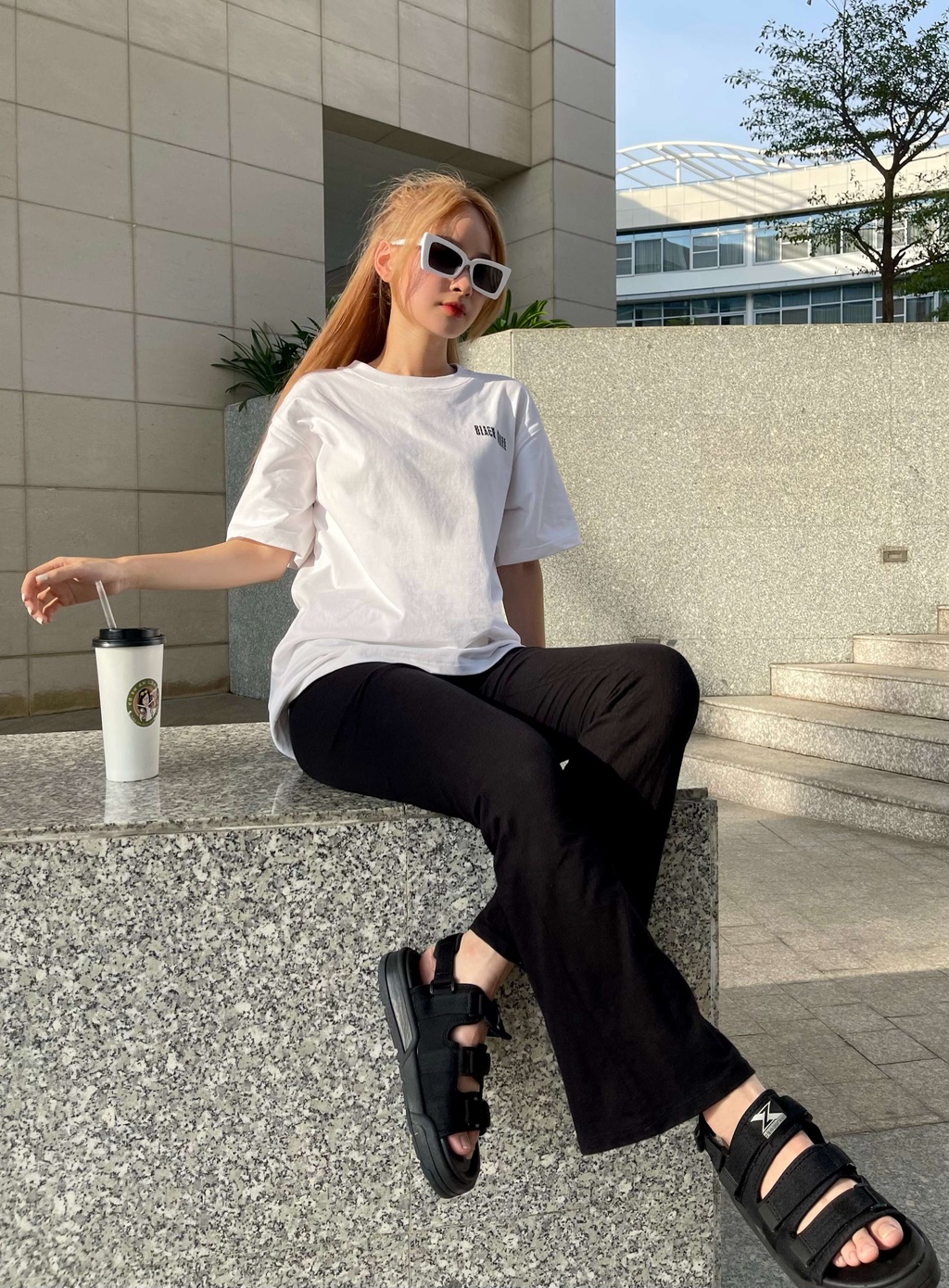 Mô tả Sandal ZX xăng đan 3 quai ZX 3121 All Black Đế EVA Phylon có thể tháo quai hậu - 6
