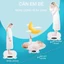 Cân Em Bé Điện Tử Sơ Sinh 120kg Cân Trẻ Em, Thú Cưng B03 Bằng Nhựa ABS Cao Cấp Chính Xác Từng Gam