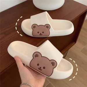 Dép Dễ Thương Dép Đi Trong Nhà Dép Trong Nhà Dép Chống Trơn Trượt Dép ins Phong Cách Gấu Cô Gái Dễ Thương Trái Tim