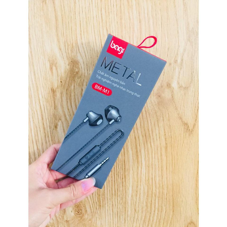Tai nghe chất âm nguyên bản Bagi BM-M1 - Hàng chính hãng Bagi | Shopee ...