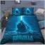 ST2 Godzilla 3in1 Bộ Chăn Ga Gối Chăn Gối Phòng Ngủ Thoải Mái Có Thể Giặt Được Nhà Phù Hợp Với TS2