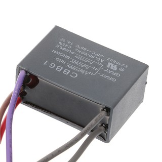 Tụ điện gắn quạt trần cbb61 4.5uf + 6uf + 6uf 5 dây 250v