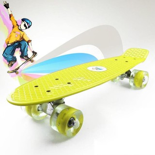Ván Trượt Nhựa Penny Bánh Cao Su Có Đèn Led Phát Sáng,Chiều Dài 56cm Chính Hãng Đại Nam Sport