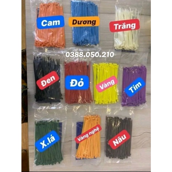 Dây rút nhựa 5 túi (100 dây/1 túi) | Shopee Việt Nam
