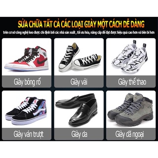 Keo dán giày dùng nhiệt trong suốt Strong Shoe Glue siêu dính, dẻo dai. không hại da