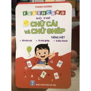 Bộ thẻ chữ cái và chữ ghép (29 chữ, 11 chữ ghép, 5 dấu)
