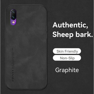 Vivo NEX S NEX a 1805 NEX S Y93 Y93S y91c y1s 1820 Vỏ chống rơi và hấp thụ sốc làm bằng da cừu chất lượng cao và vỏ cứng thân thiện với da