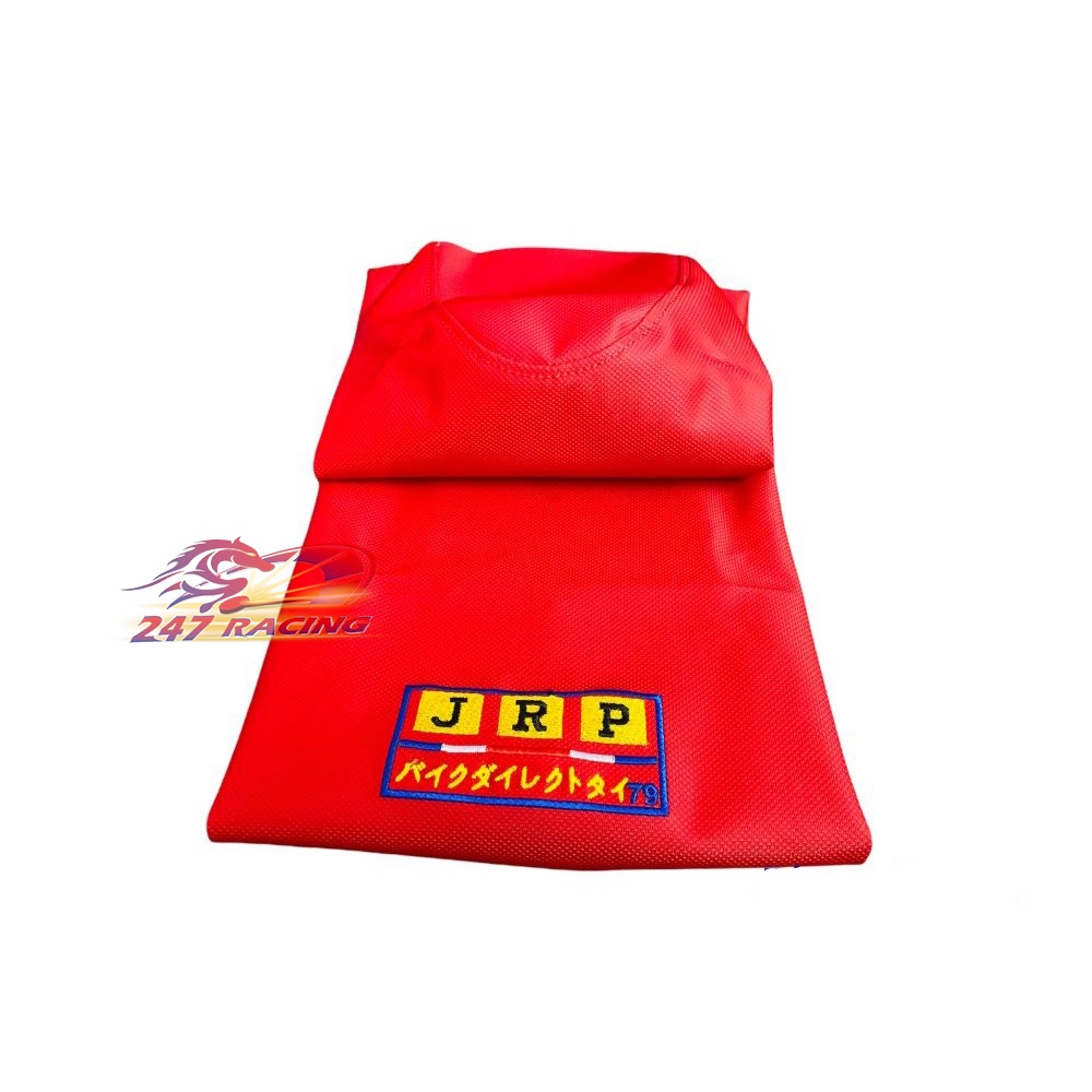 Da yên THÁI Đỏ chữ JRP nhật gắn nhiều loại xe máy Hàng chất vân 3D rất đẹp