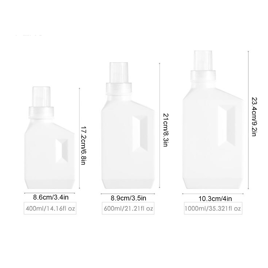 Bình Đựng Dung Dịch Giặt Đồ Dung Tích Lớn 400/600/1000ml