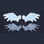 GODD Angel Devil Wings Epoxy Resin Thả Keo Khuôn Móc Khóa Trang Trí Mặt Dây Chuyền Khuôn