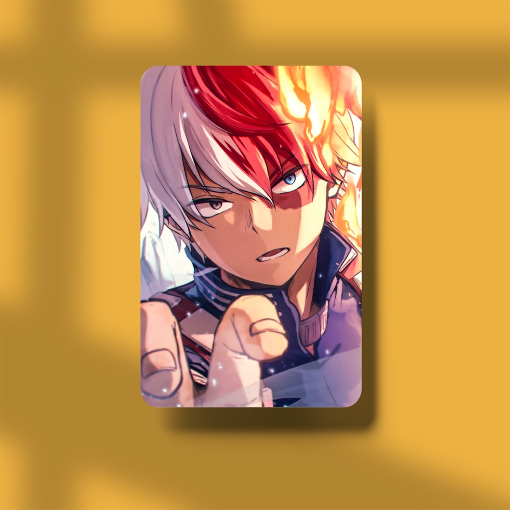 [ PHOTOCARD ] Thẻ Card Bo Góc Nhân Vật Shoto Todoroki Trong Anime My ...
