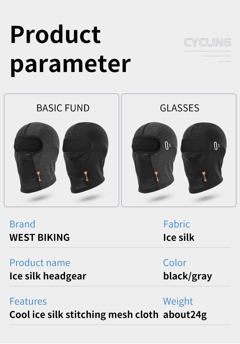 Mũ trùm đầu xe máy WEST BIKING