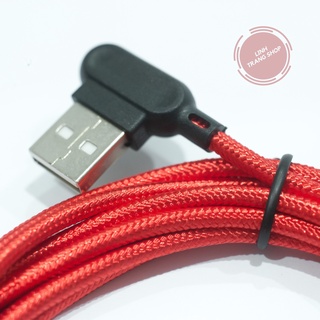 Cáp Sạc Gập Đầu Đèn Led, Dây Sạc Dành Cho Game Thủ