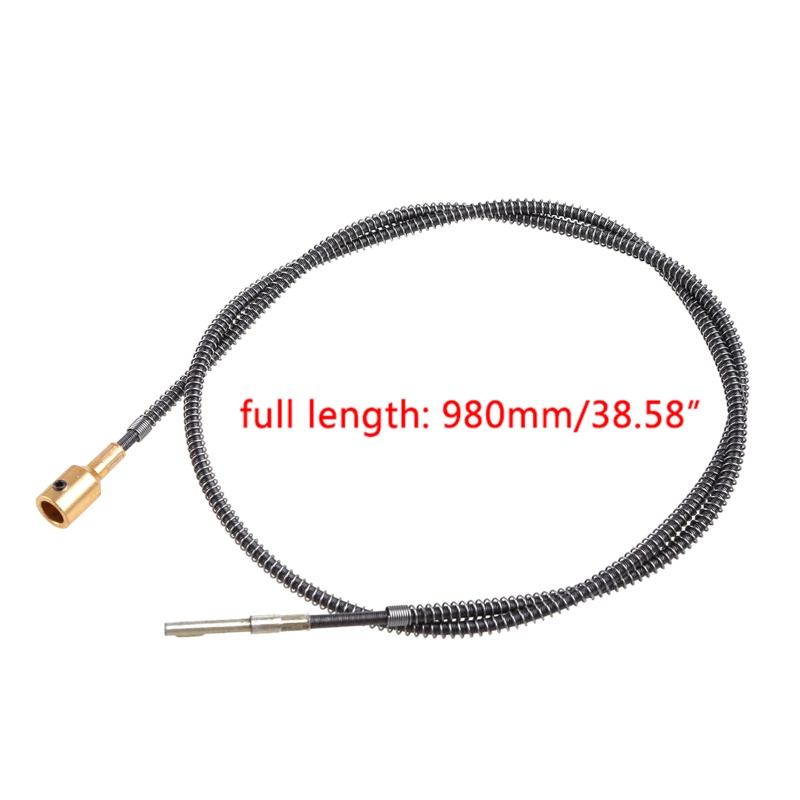Fol 98cm Lò xo bọc Pin loại cáp ống kim loại cho máy mài quay linh hoạt