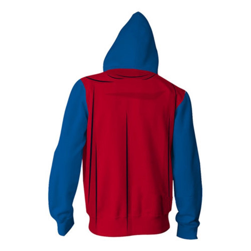Áo Hoodie dây kéo siêu anh hùng Áo khoác thời trang Áo len in 3D Áo khoác ngoài