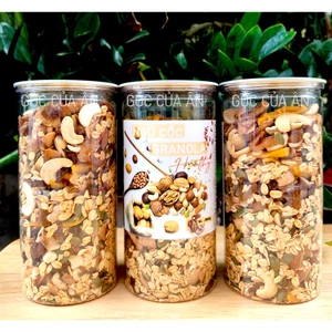 Granola Ăn Kiêng Không Đường 500g - Ngũ Cốc Ăn Kiêng (35% yến mạch)