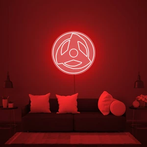 Đèn Led neon saringan - Đèn Led Neon Trang Trí Phòng Naruto [Kích thước 32,5 x 32,5 cm]