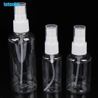 [Hàng mới về] Bình xịt rỗng trong suốt đựng mỹ phẩm du lịch tiện dụng 30/ 50/ 100ml