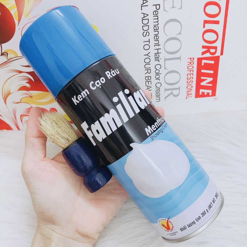 ( Tặng chổi) kem cạo râu FAMILIAR 330g ,bọt cạo râu | Shopee Việt Nam