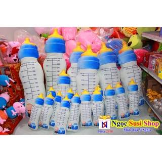GẤU BÔNG BÌNH SỮA 3D SIÊU DỄ THƯƠNG SIZE 50CM