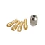 Bộ 10 Đầu Kẹp Mũi Khoan Bằng Đồng 0.5-3.2mm 4.3mm