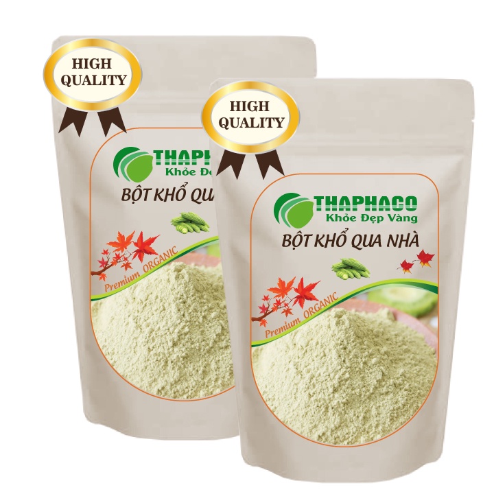 [HCM] Bột Trái khổ Qua Nhà 100g Uống Làm Đẹp Dưỡng Da, Ngừa Mụn THAPHACO