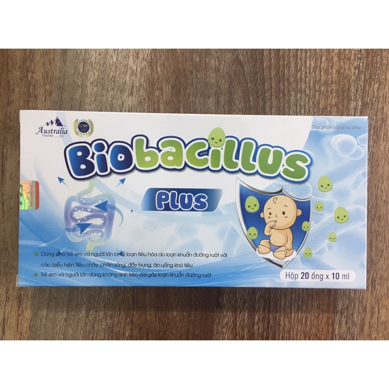 Men vi sinh Biobacillus Plus hộp 20 ống - Bổ sung lợi khuẩn | Shopee ...