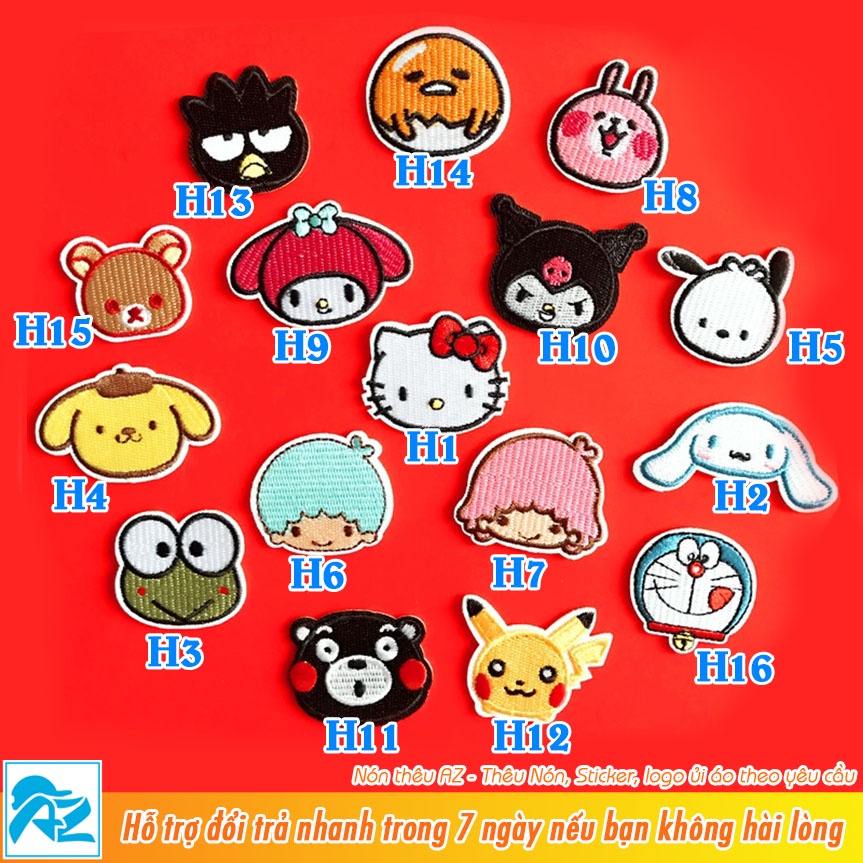 Patch vải thêu hình ủi nhiệt dễ thương - Sticker thêu S480 | Shopee ...