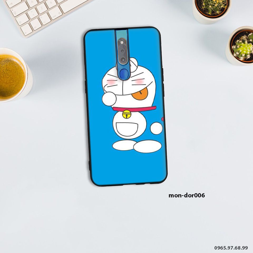 Miếng dán skin cho các dòng Oppo F11, F11 Pro in hình Doraemon cực cute