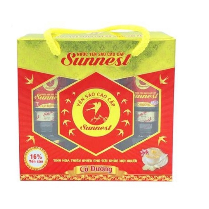 Hộp Yến Sào cao cấp SUNNEST 20% yến, 70ml x 6 hũ | Shopee Việt Nam