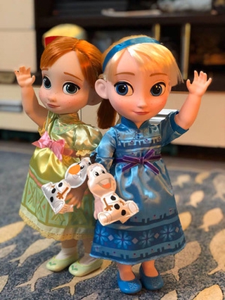 Bạch Tuyết Belle Ariel Rapunzel Công Chúa Anna Elsa Búp Bê