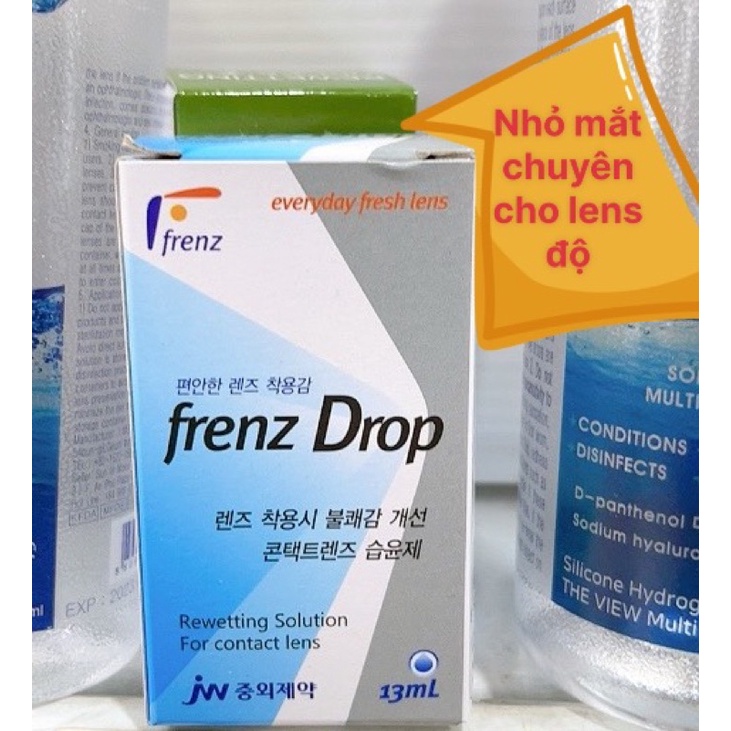 Nước ngâm lens Fresh Xanh 150ml Muneyes