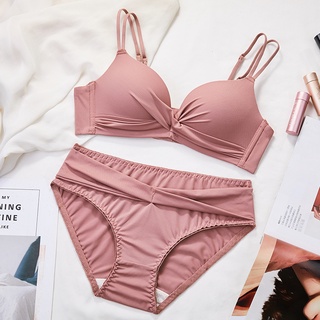 1 bộ dây đeo chéo cô gái trẻ sexy bộ áo ngực thoải mái không dây áo ngực nữ liền mạch lưng đẹp đồ lót nữ đẩy lên đồ lót bralette nữ