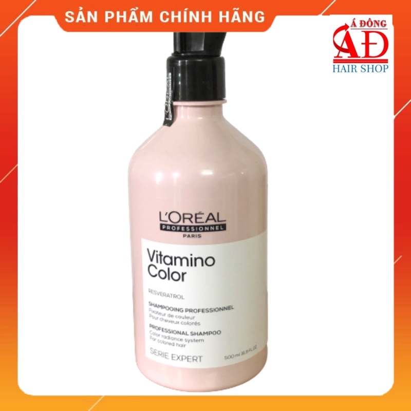 [LOREAL] DẦU GỘI GIỮ MÀU TÓC NHUỘM LÂU PHAI L'OREAL VITAMINO COLOR