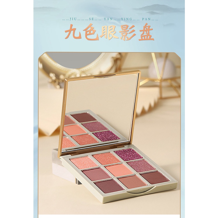 Bộ trang điểm 10 món nội địa China, bộ trang điểm gồm, son, kem nền, phấn mắt, má hồng, kẻ mày....:
