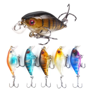 1 Cái 4cm 4.6g Mồi Nhựa Nổi Phụ Kiện Câu Cá Mini Minnow Dụ Cá Bộ Dụng Cụ Buzz