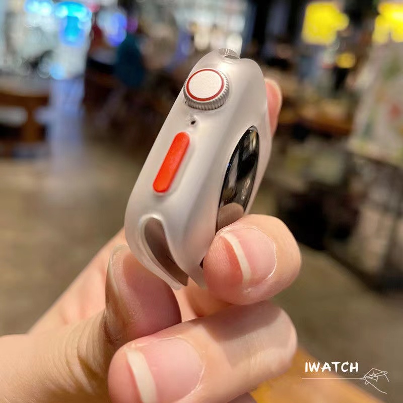 Ốp Bảo Vệ Màn Hình Bằng TPU Mềm Mặt Nhám Trong Suốt Cho Apple Watch Series 41MM 45MM 44MM 40MM 42MM 38MM IWatch 6/SE/5/4/3